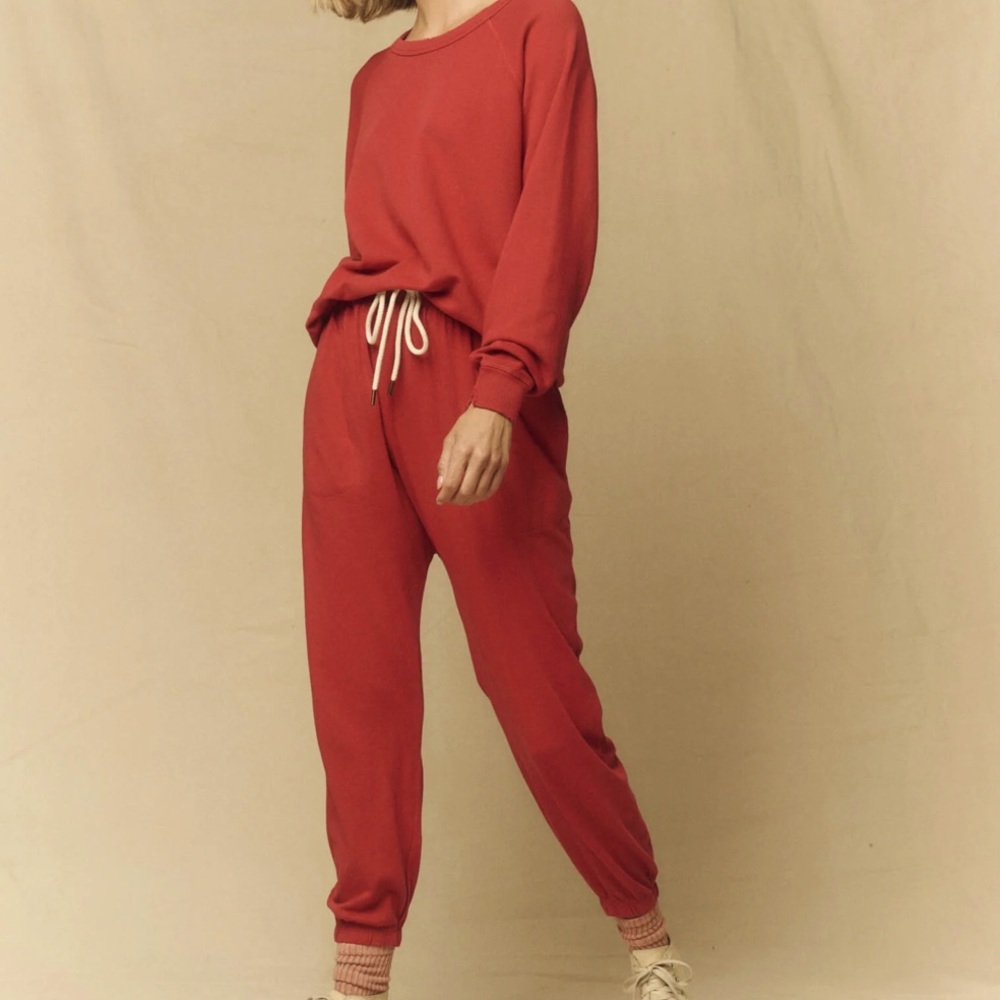 The Great. The college sweatshirt & the stadium sweatpant.